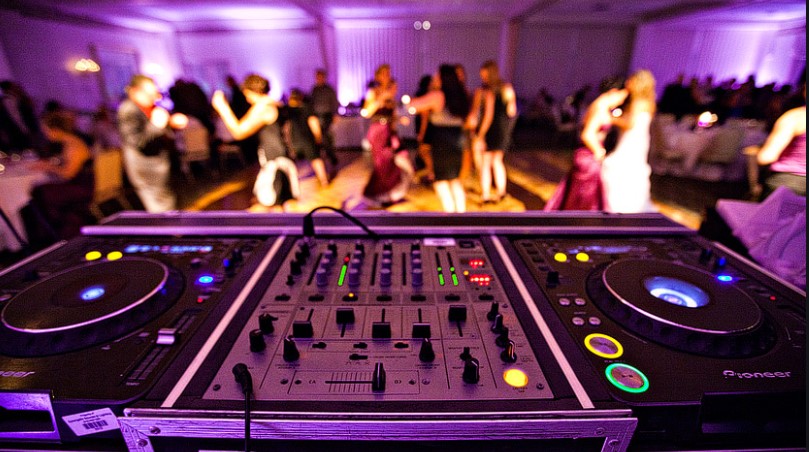 Wedding DJ performance